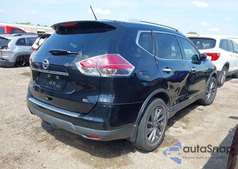 2016 Nissan Rogue Sl from USA, damaged, VIN 5N1AT2MT3GC802462